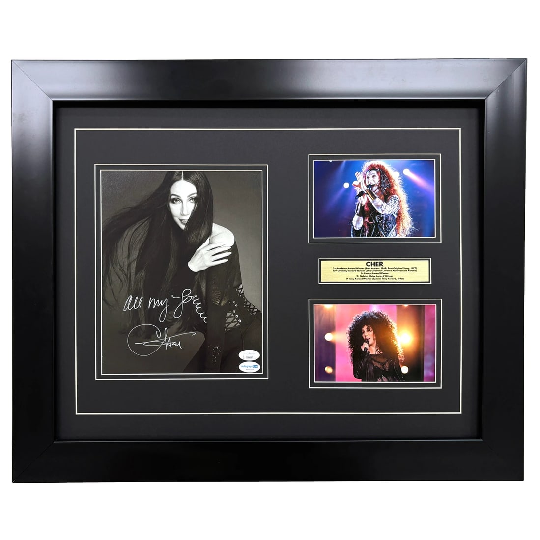 Cher Autographed 8x10 Photo JSA Framed Music Singer Signed (1 of 7)