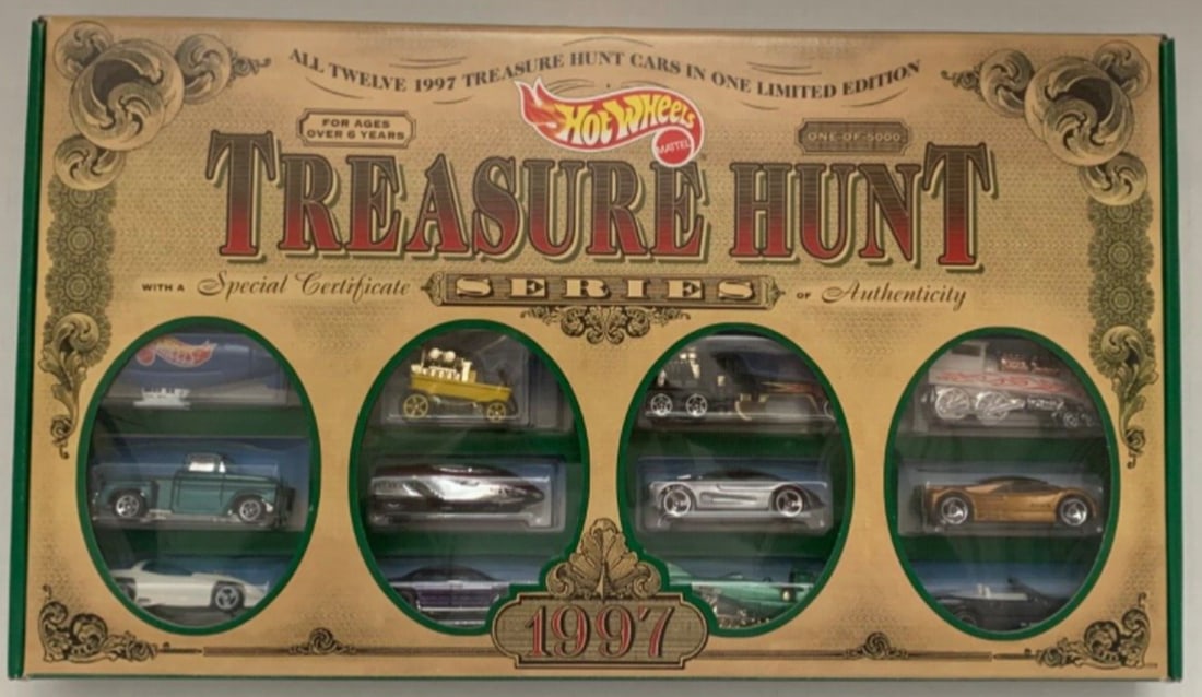 1997 Hot Wheels Treasure Hunt Set JC Penney Limited Edition Rare 1 Of 5000 (1 of 2)