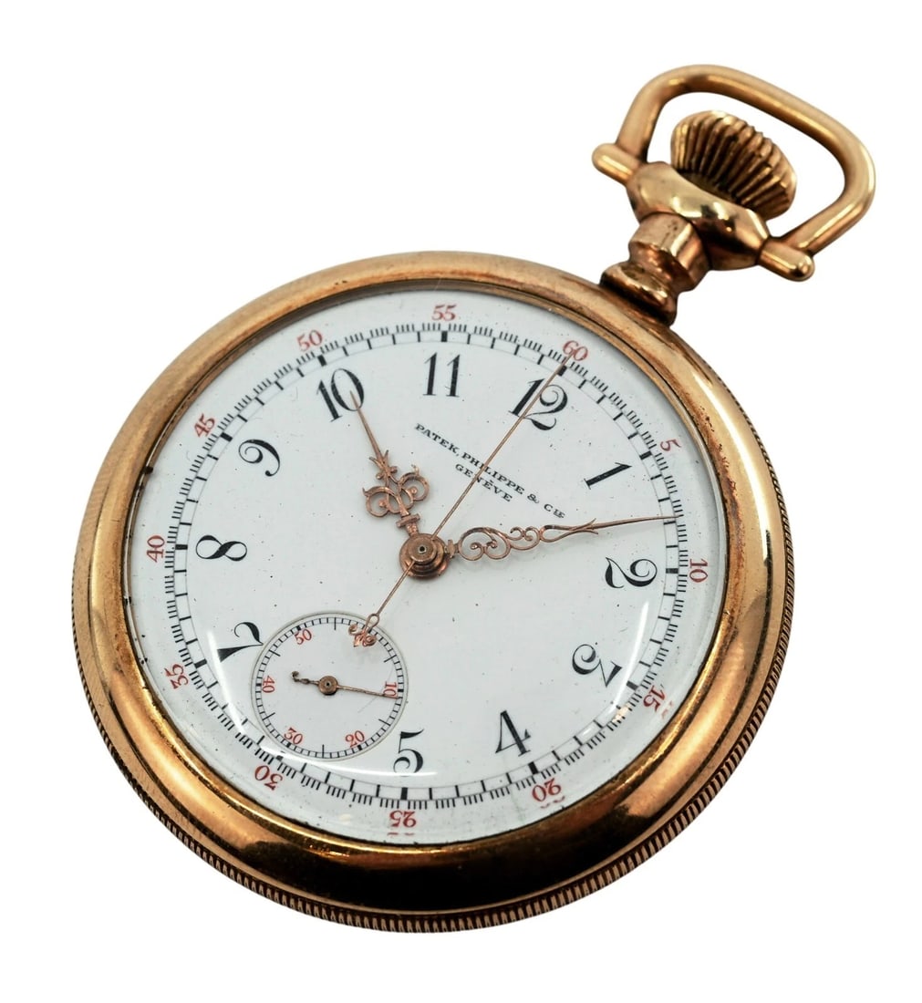 Vintage RARE 1905 Patek Phillipe & Co. Split Second Chronograph Pocket Watch! (1 of 9)