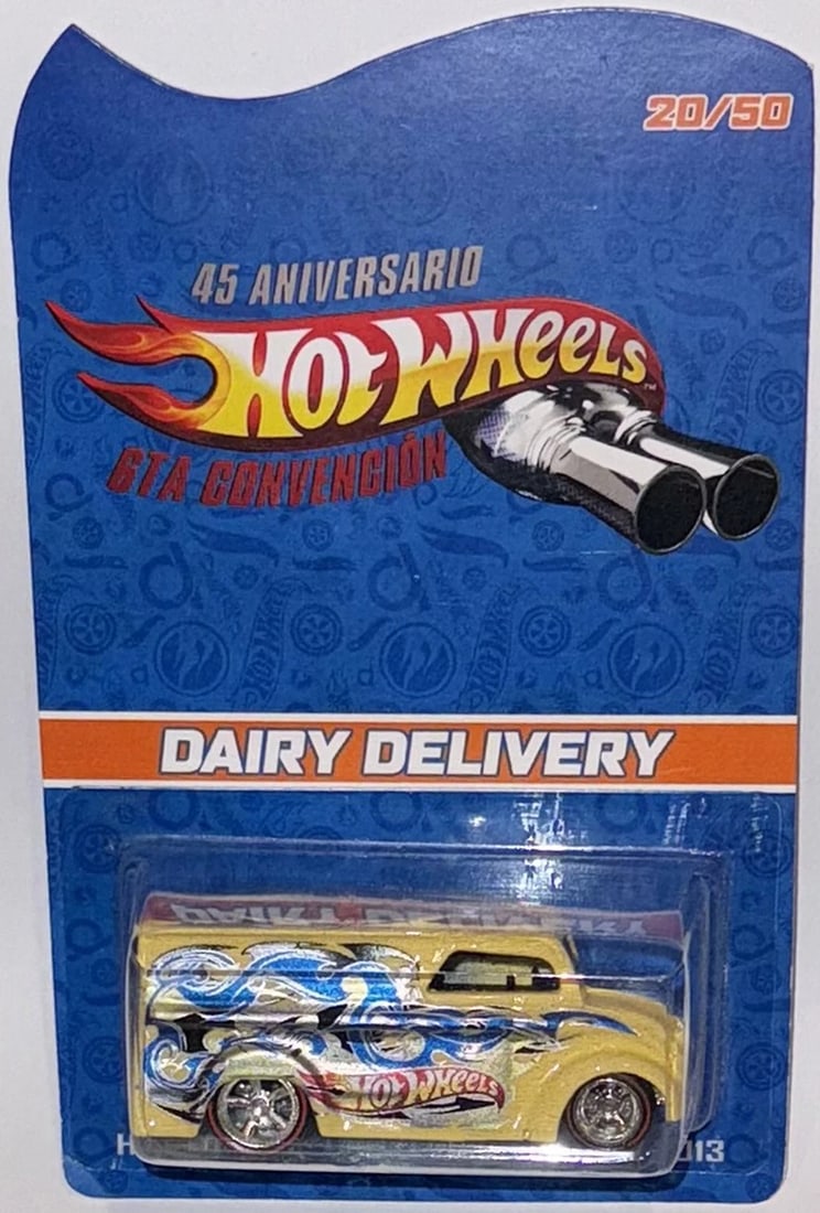 Tan Dairy Delivery Mexico 2013 Convention Hot Wheels Car 20/50 (1 of 3)