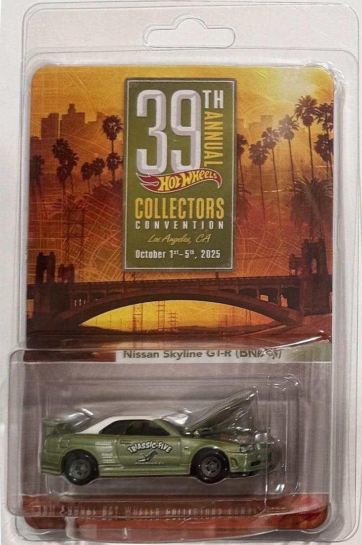 Dinner NISSAN SKYLINE GTR R34 2025 39th Hot Wheels Newsletter Convention LE 4200 (1 of 6)