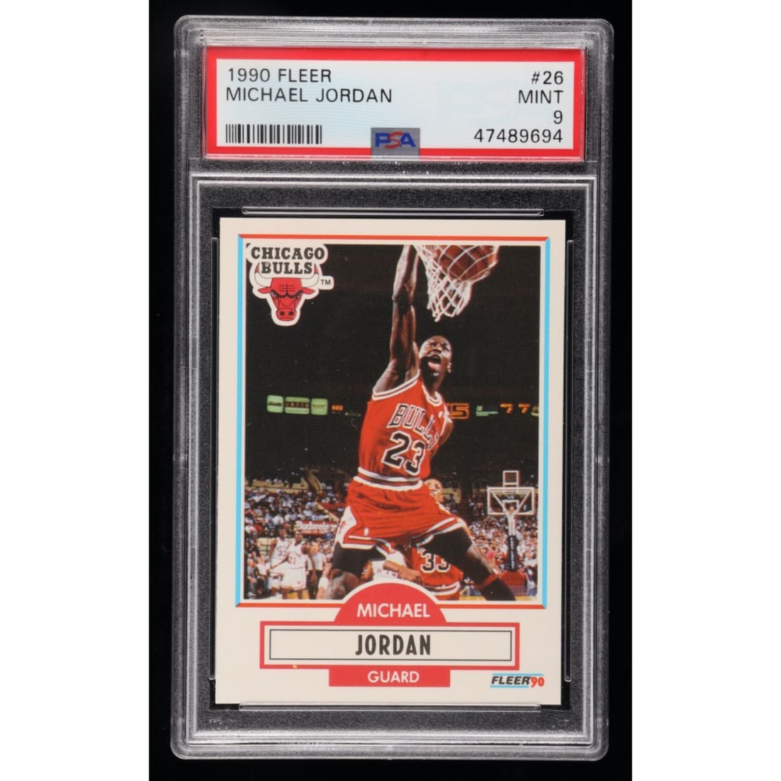 Michael Jordan 1990-91 Fleer #26 (PSA 9) (1 of 1)