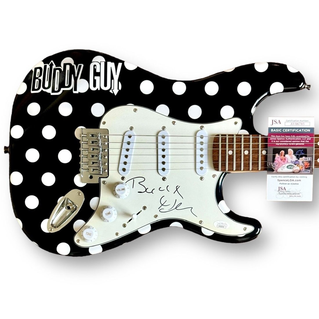 Buddy Guy Signed Guitar Custom Graphics JSA COA: Buddy Guy Signed Guitar Custom Graphics JSA COA