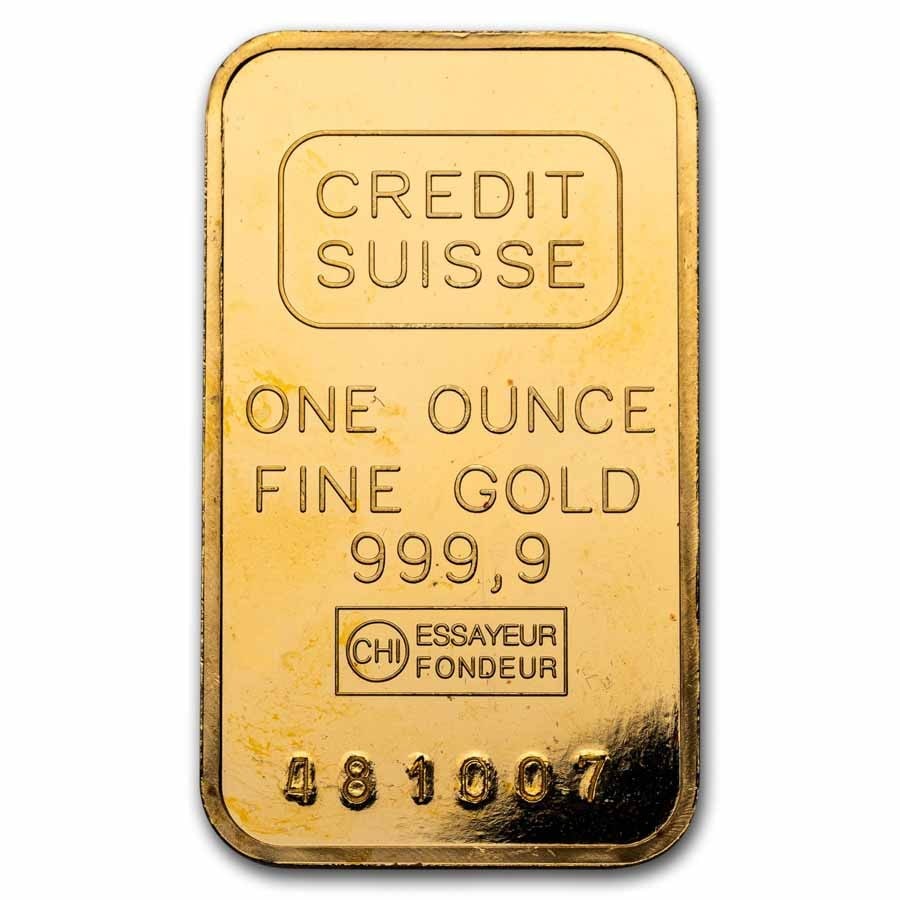 1 oz Gold Bar - Secondary Market .9999 Fine Gold Bar Design Varies (1 of 1)