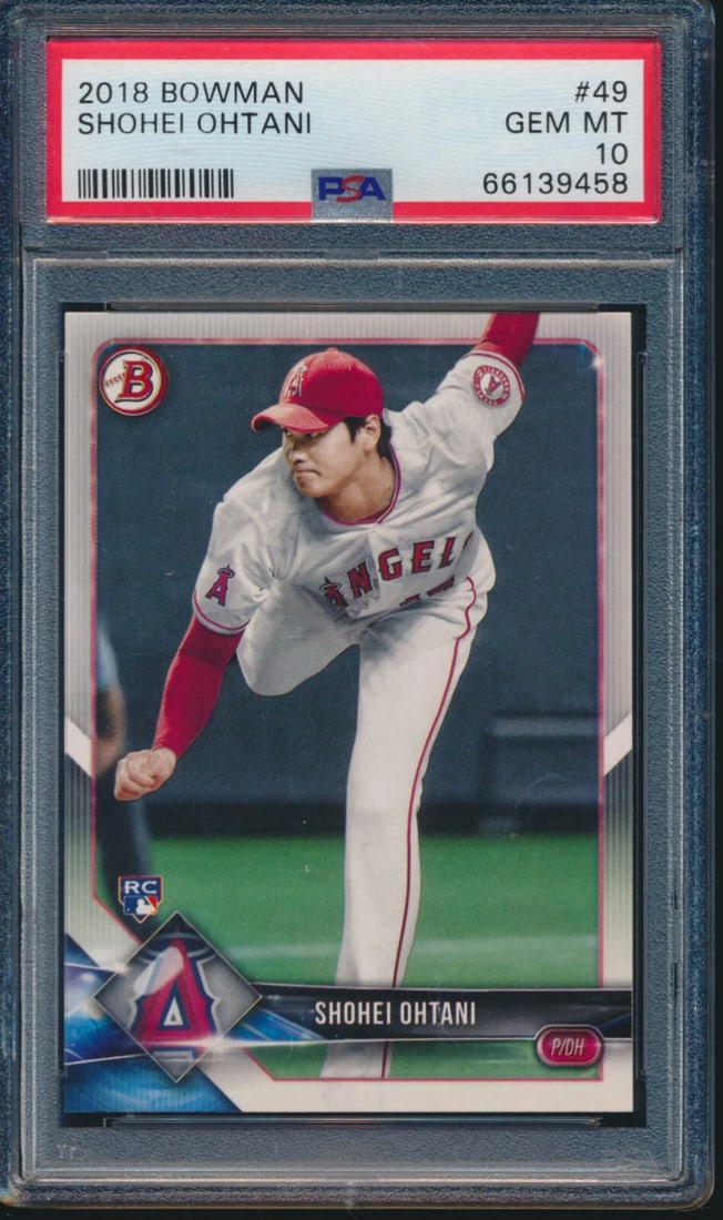 PSA 10 SHOHEI OHTANI 2018 BOWMAN #49 ROOKIE RC (1 of 1)