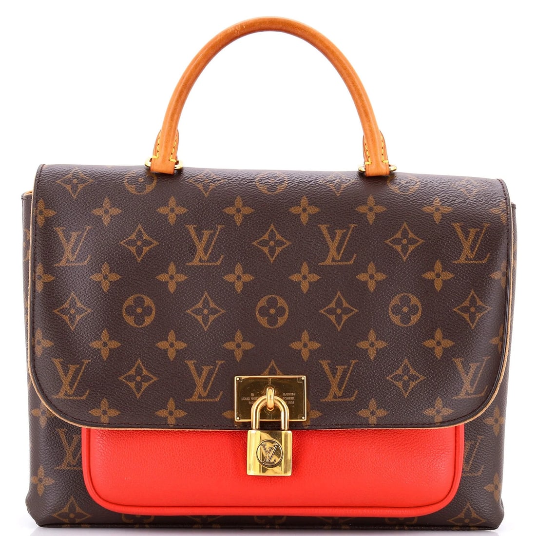 Louis Vuitton Marignan Handbag Monogram Canvas with Leather (1 of 8)