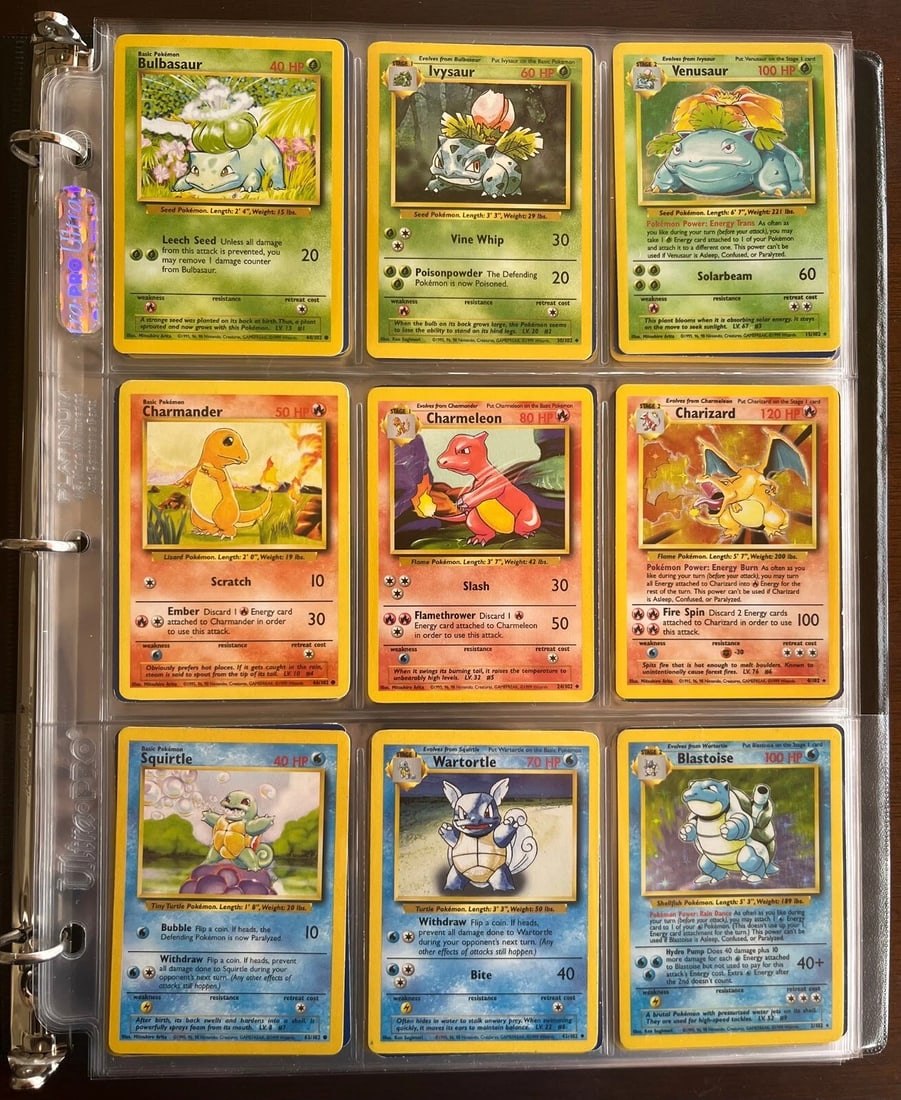 Pokemon TCG: Original 151/150 Complete Base Set from 1999 in Near Mint Condition (1 of 9)