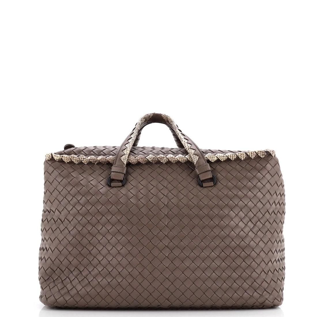 Bottega Veneta Brick Bag Intrecciato Nappa with Karung Medium (1 of 7)