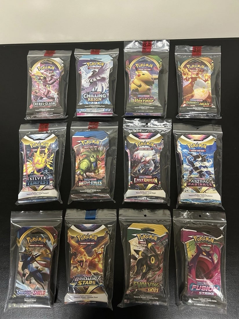 Pokemon TCG: Sword And Shield Master Sleeved Blister Set New Factory Sealed (1 of 2)
