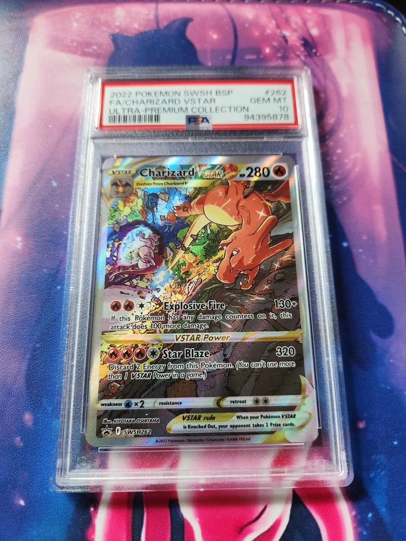 CHARIZARD VSTAR - FULL ART - SWSH262 - POKEMON ULTRA PREMIUM - PSA 10 GEM MINT (1 of 1)