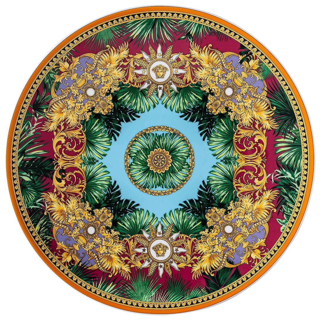 Versace Rosenthal Jungle Animalier Service Plate 33 cm (12.99")-Official Versace: Condition: New: A brand-new, unused, unopened, undamaged item in its original packaging (where packaging is applicable). Packaging should be the same as what is found in a retail store, unless the ite