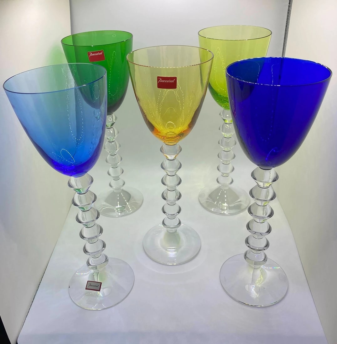 Baccarat Vega Fortissimo Crystal Wine Glass (set of 5): Condition: New: A brand-new, unused, unopened, undamaged item in its original packaging (where packaging is applicable). Packaging should be the same as what is found in a retail store, unless the ite