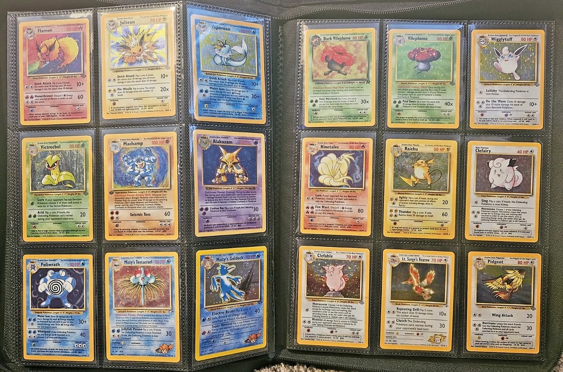 Pokémon Card Binder Collection – 348 Cards Total, Vintage & Modern Mix (1 of 16)