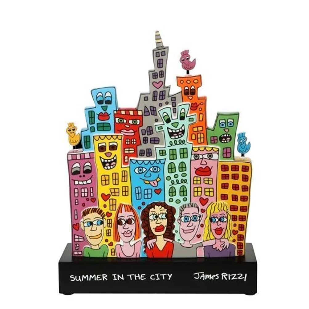 Goebel SUMMER IN THE CITY - Pop Art James Rizzi 26102821-: Dimensioni: 26,5 x 10 x 35,5 cm