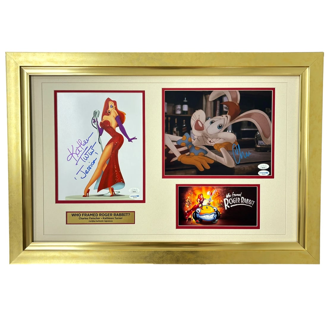 Who Framed Roger Rabbit Cast Signed 8x10 Photo Framed JSA  Fleischer Turner (1 of 7)