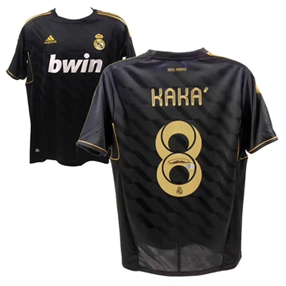 Ricardo Kaka Signed Real Madrid FC Away Soccer Jersey #8 with Beckett Witness (1 of 4)