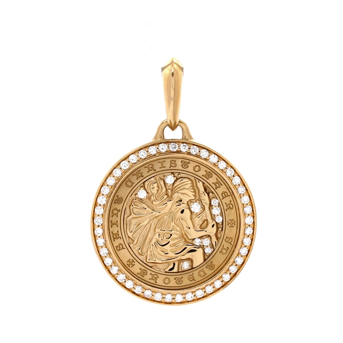 David Yurman St. Christopher Amulet Pendant Pendant & Charms 18K Yellow Gold: Condition: Pre-owned - Good,Brand: David Yurman,Main Stone: Unknown,Metal: 18K Yellow Gold,Metal Purity: 18K,Style: 18K Yellow Gold With Diamonds,Type: Pendant & Charms,Color: Yellow Gold,Material: 18