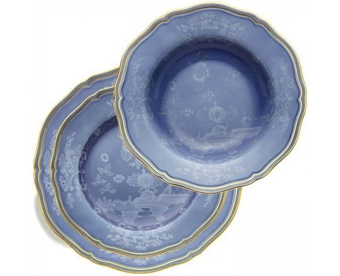 Richard Ginori Oriente Italiano Pervinca Table Setting 3 Pcs Porcelain (1 of 1)