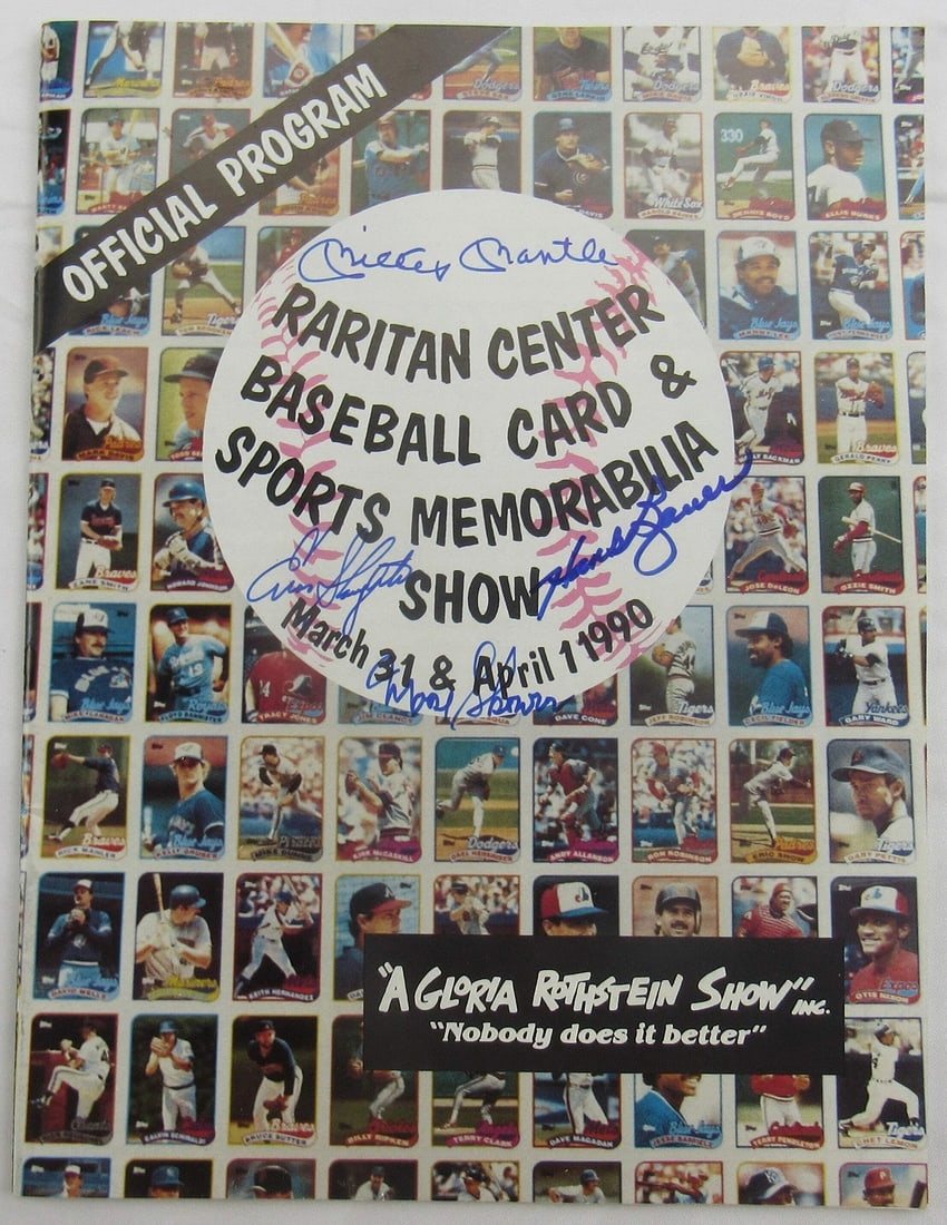 Mickey Mantle +More Signed Auto Magazine Program JSA LOA YY81305 (1 of 4)