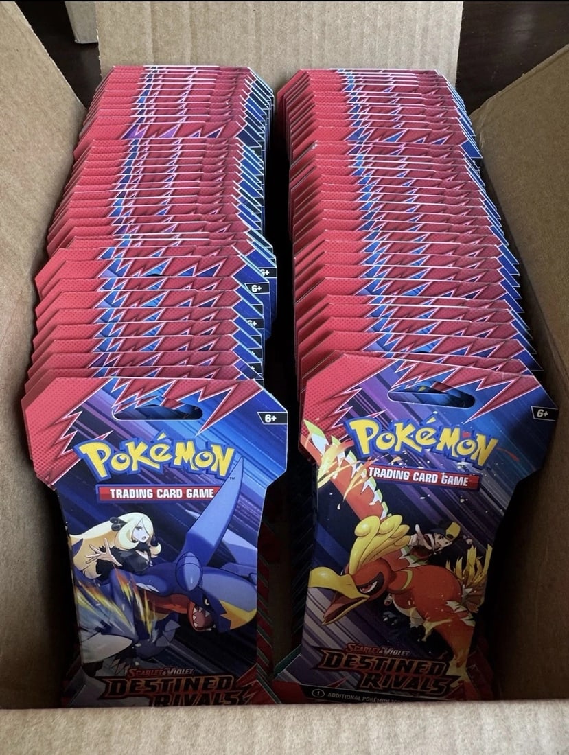 Destined Rivals Pokemon Sleeved Booster Packs LOT OF 100 (New/ Factory Sealed) (1 of 1)