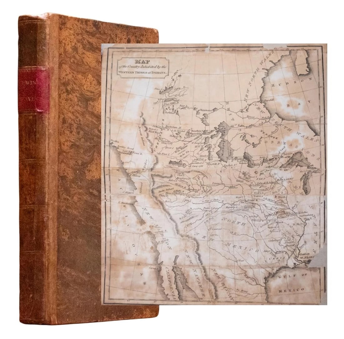 1809 Travels of Capts. Lewis & Clarke St. Louis to Pacific Ocean Indians 1stEd. (1 of 16)