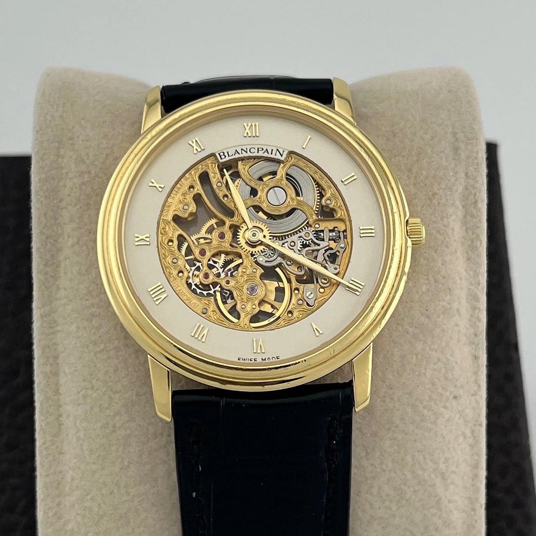 Blancpain Villeret Skeleton Dial 0211418S 33mm 18k Gold 2025 Service Paper (1 of 14)