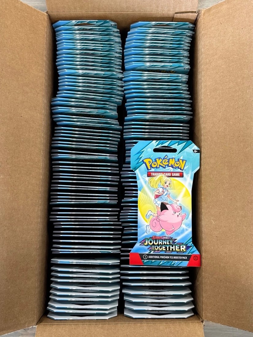 Pokemon Journey Together SV09 Sleeved Factory Sealed Case (144 PACKS) BRAND NEW! (1 of 1)