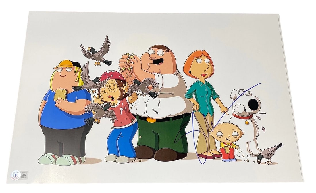 Seth MacFarlane Signed Autographed Family Guy 12x18 Poster Photo Beckett BAS COA: Original/Reproduction: Original,Object Type: Photo,Autograph Authentication: Beckett,Industry: Television,Signed: Yes