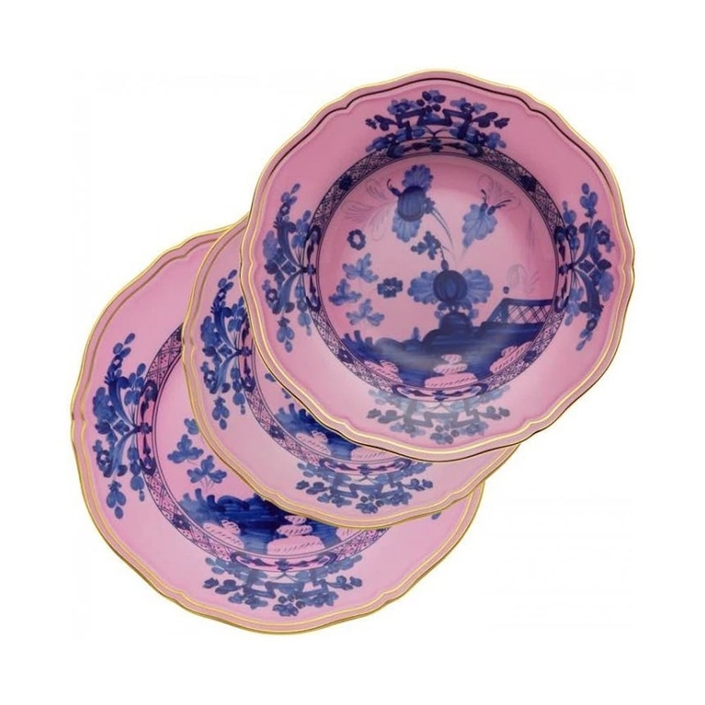 Richard Ginori Oriente Italiano Azalea Table Setting 3 Pcs Porcelain Dinnerware: Condition: New: A brand-new, unused, unopened, undamaged item in its original packaging (where packaging is applicable). Packaging should be the same as what is found in a retail store, unless the ite
