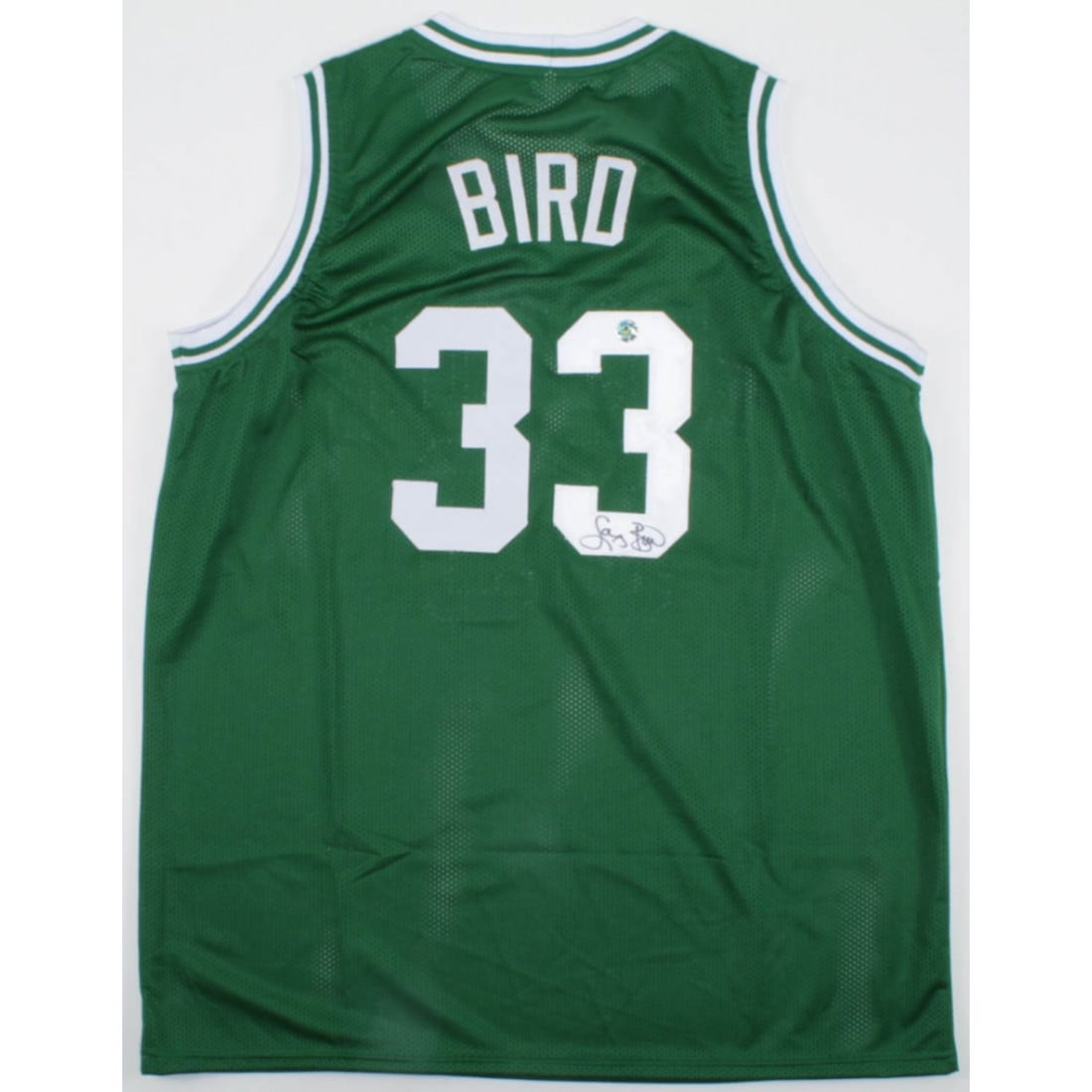 Larry Bird Signed Jersey (Bird Hologram) (1 of 1)