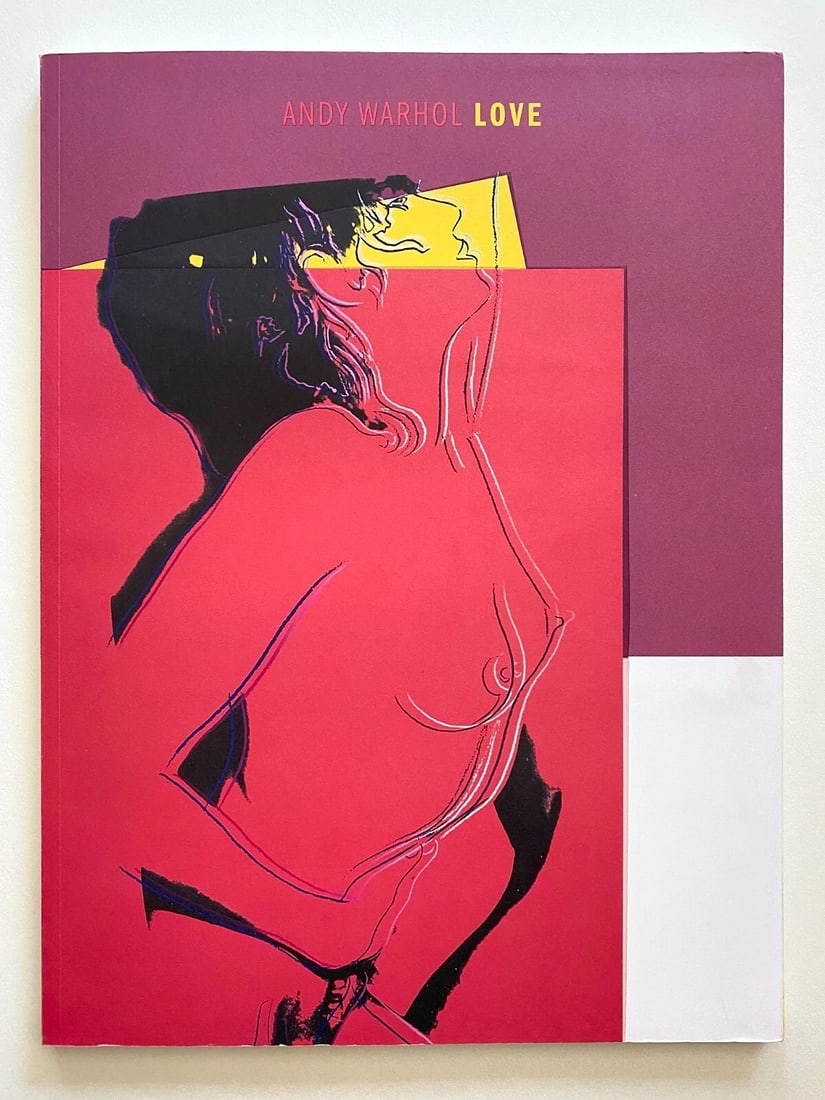 ANDY WARHOL " LOVE " RARE FIRST EDITION LITHOGRAPH PRINT POP ART EXHIBITION BOOK (1 of 12)