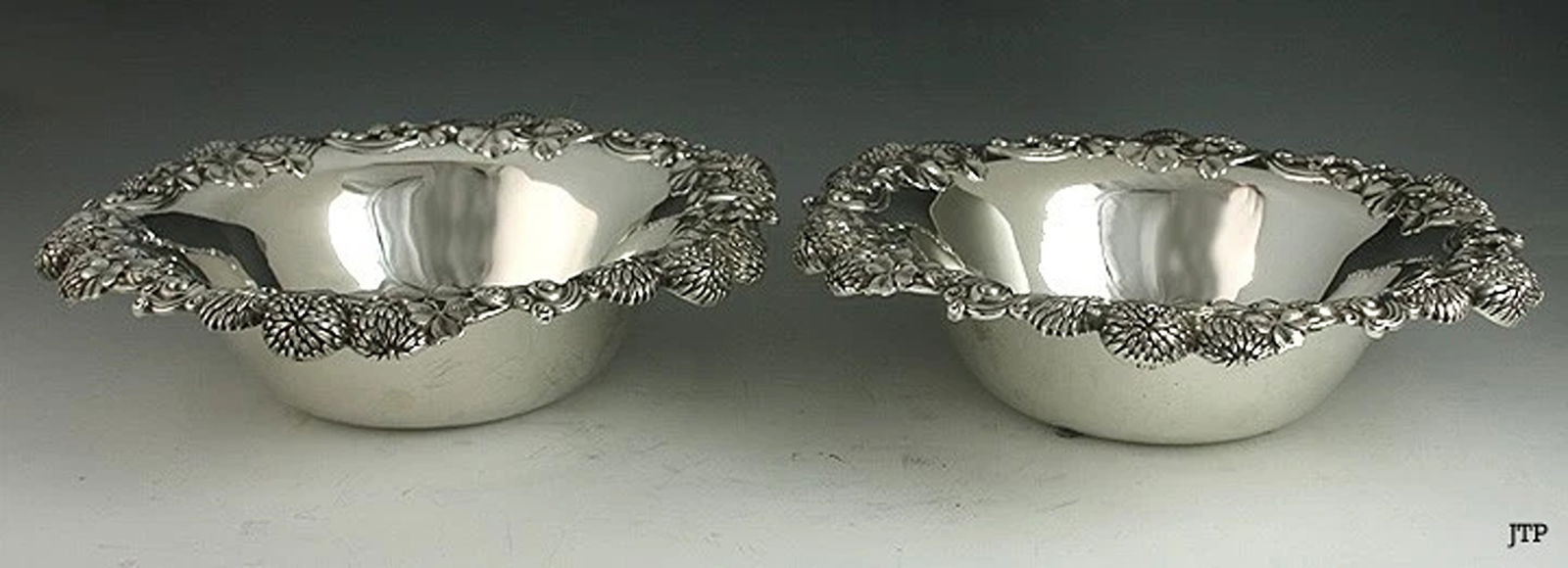 Gorgeous Antique Sterling Silver Tiffany Clover Bowls (1 of 9)