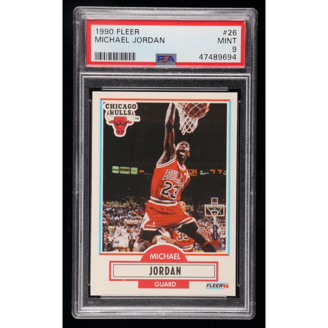 Michael Jordan 1990-91 Fleer #26 (PSA 9) (1 of 1)