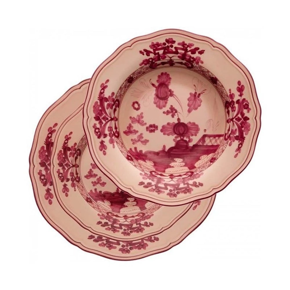 Richard Ginori Oriente Italiano Vermiglio Table Setting 3 Pcs -Dinnerware Set: Condition: New: A brand-new, unused, unopened, undamaged item in its original packaging (where packaging is applicable). Packaging should be the same as what is found in a retail store, unless the ite