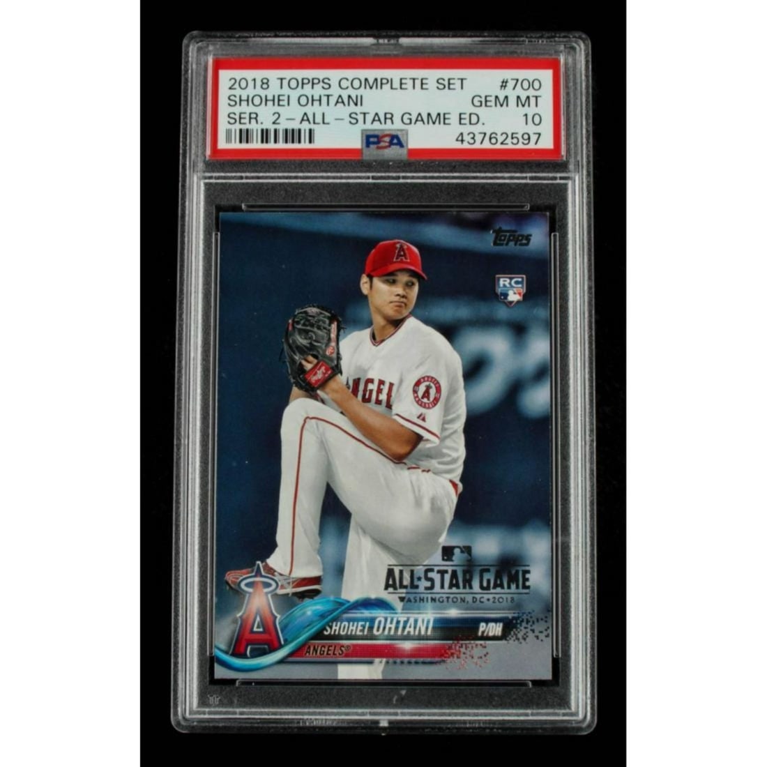 2018 Topps Shohei Ohtani PSA 10 (1 of 1)