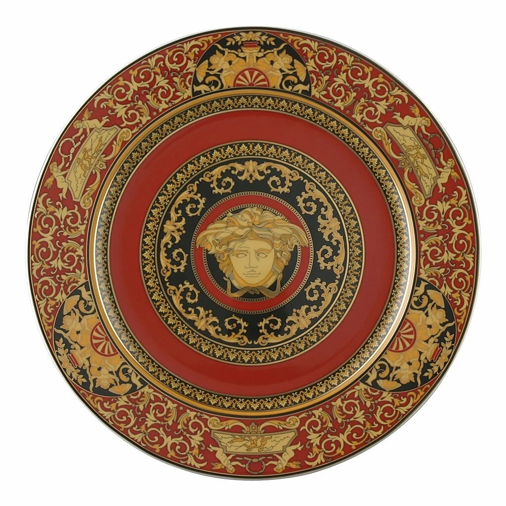 Versace Rosenthal Medusa Red Wall Plate 30 cm (11.81") -: Condition: New: A brand-new, unused, unopened, undamaged item in its original packaging (where packaging is applicable). Packaging should be the same as what is found in a retail store, unless the ite