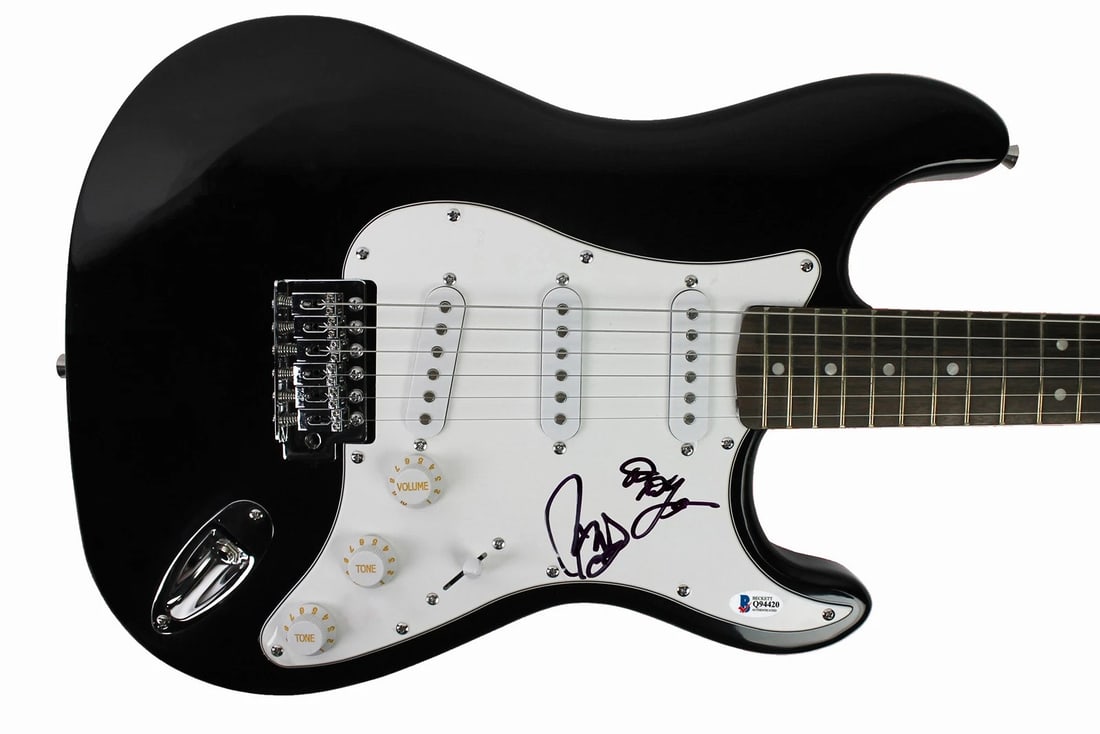 Robert & Dean DeLeo Stone Temple Pilots Signed Black Electric Guitar BAS: Original/Reproduction: Original,Industry: Music,PRODUCT_COA: Beckett,PRODUCT_SIGNED_BY_NAME: Robert DeLeo & Dean DeLeo,PRODUCT_SIGNED_BY_BRAND: Stone Temple Pilots