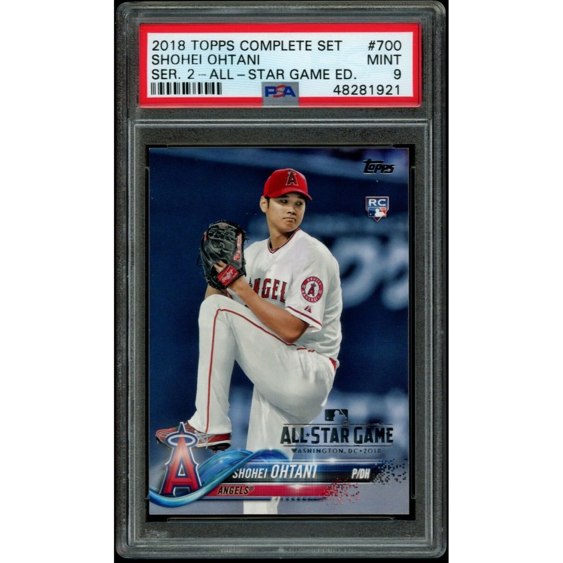 2018 Topps Complete Set Shohei Ohtani #700 All Star Game RC PSA 9 (LOW POP) (1 of 1)