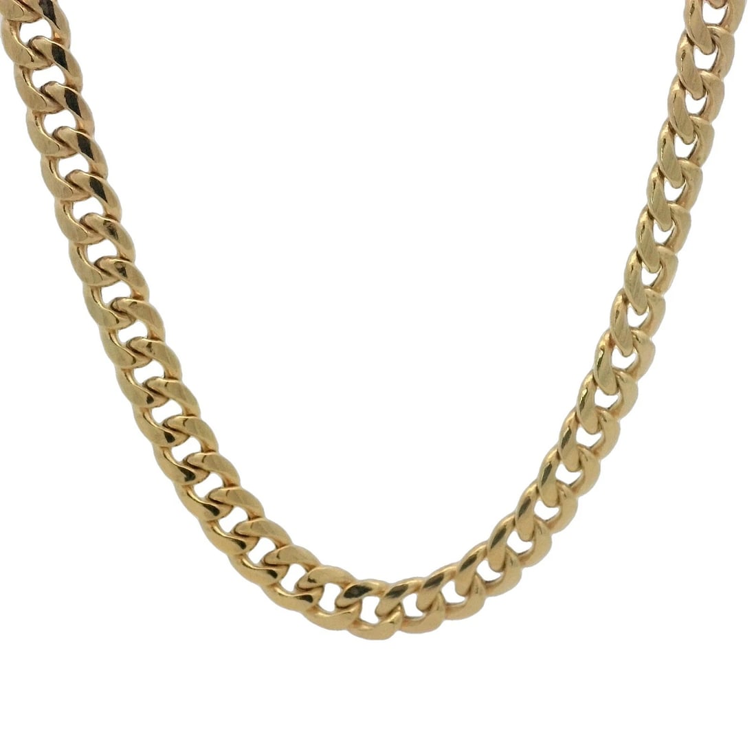 5.5mm Cuban Link Chain In 14K Yellow Gold (1 of 5)