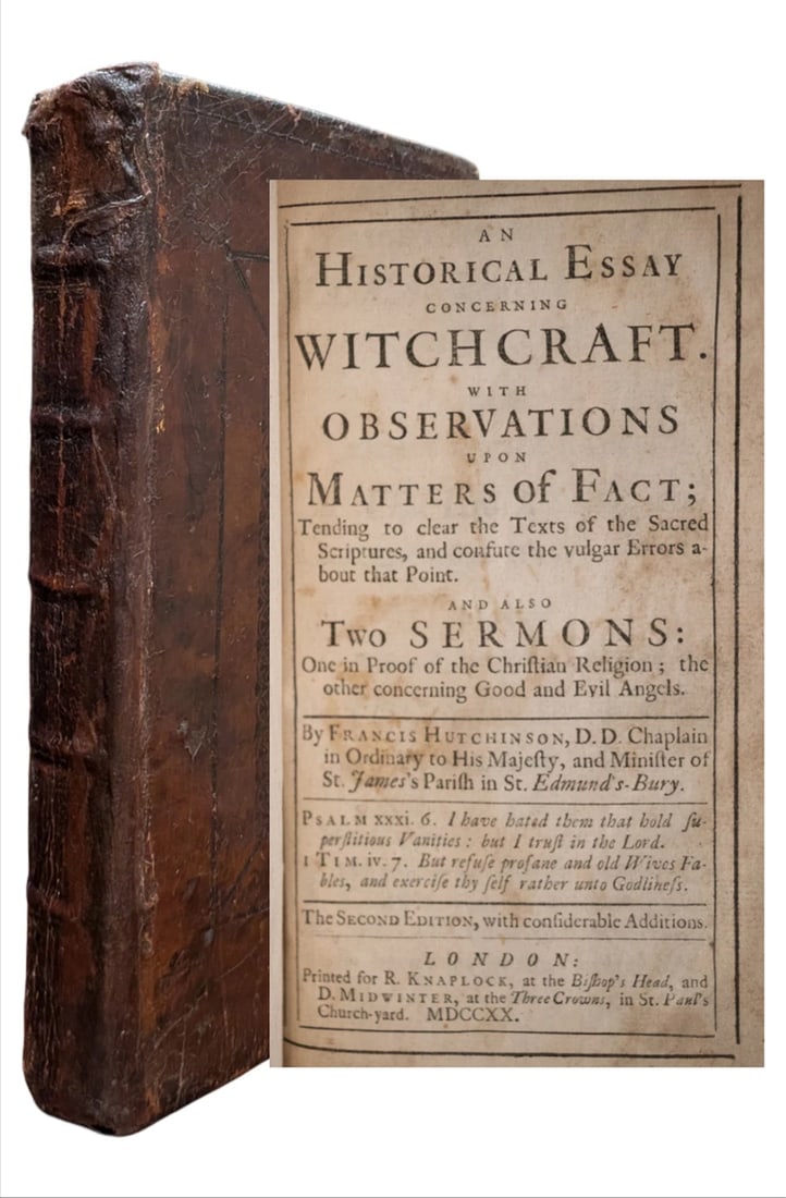 1720 An Historical Essay Concerning Witchcraft Salem Witch Trials Witch Hunting (1 of 18)