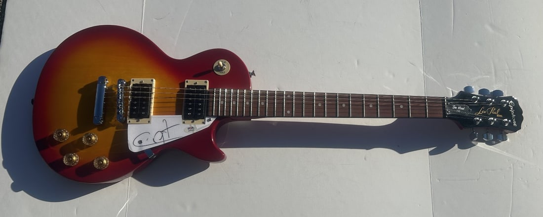 Carlos Santana Signed Autographed Abraxas Full Size Guitar PSA/DNA: Carlos Santana Signed Autographed Abraxas Full Size Guitar PSA/DNA