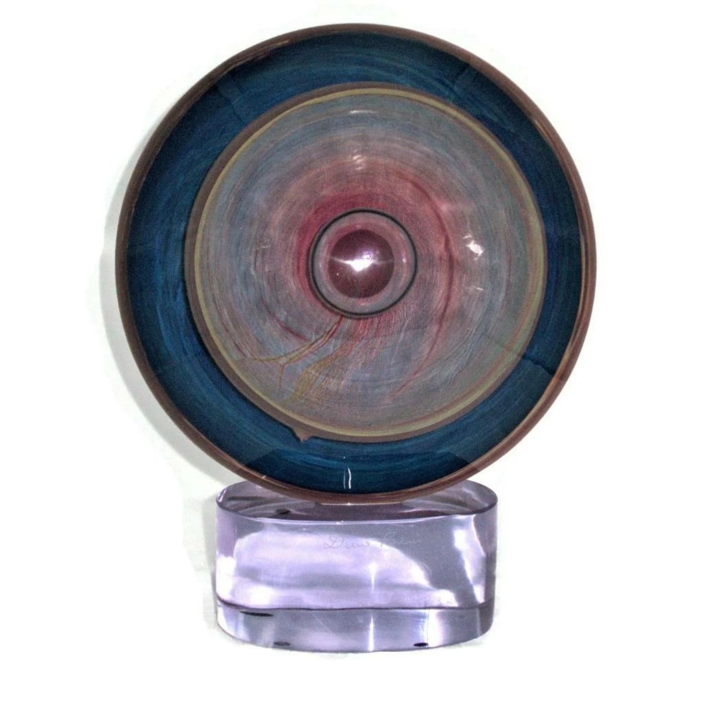 Dino Rosin Signed Art Glass Sculpture~(14 1/2"H x 11" x 5 1/2") (1 of 9)