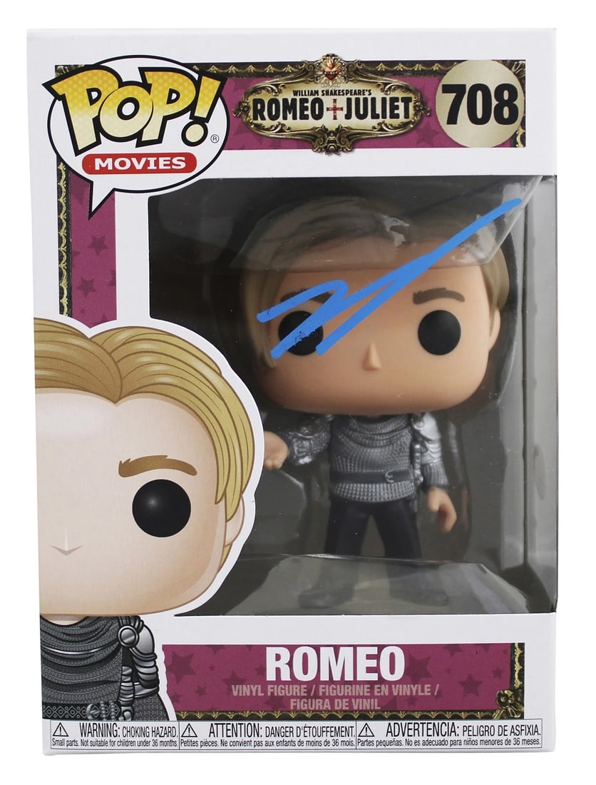 Leonardo DiCaprio Romeo & Juliet Signed #708 Funko Pop Vinyl Figure JSA #CF71502 (1 of 9)