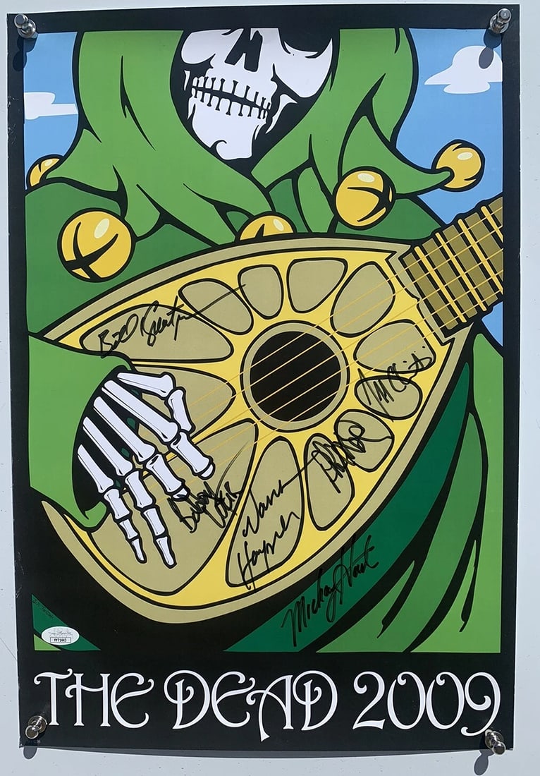 Grateful Dead Signed VIP 2000 Poster Weir Lesh Hart Kreutzmann Haynes Jeff JS G3 (1 of 6)