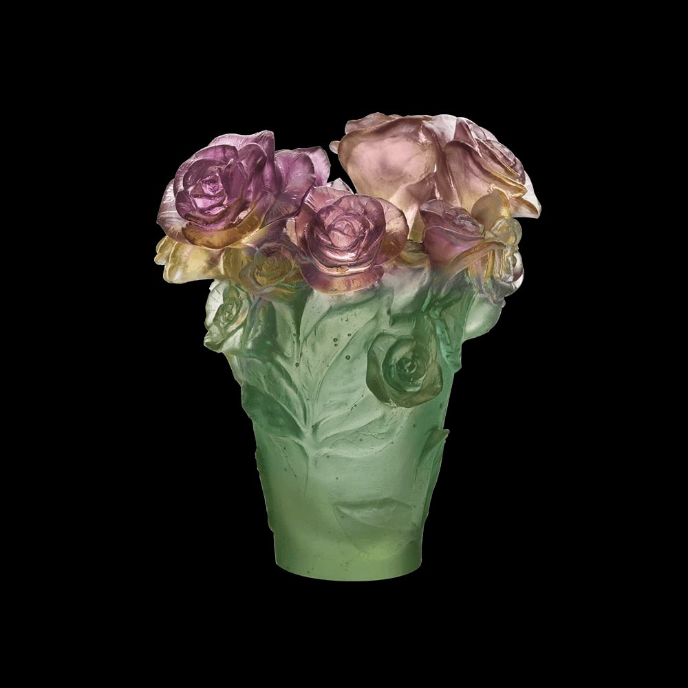 NEW DAUM NUMBERED ED ROSE PASSION GREEN & PINK VASE SMALL #05287 BRAND NIB: Condition: New: A brand-new, unused, unopened, undamaged item in its original packaging (where packaging is applicable). Packaging should be the same as what is found in a retail store, unless the ite