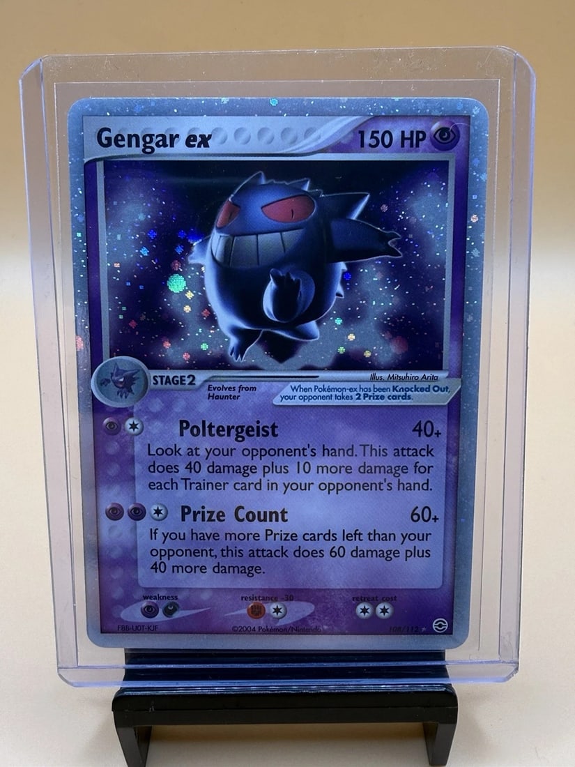 Gengar ex 108/112 FireRed & LeafGreen Holo Pokemon Grail Gem Mint Vintage Chase (1 of 17)