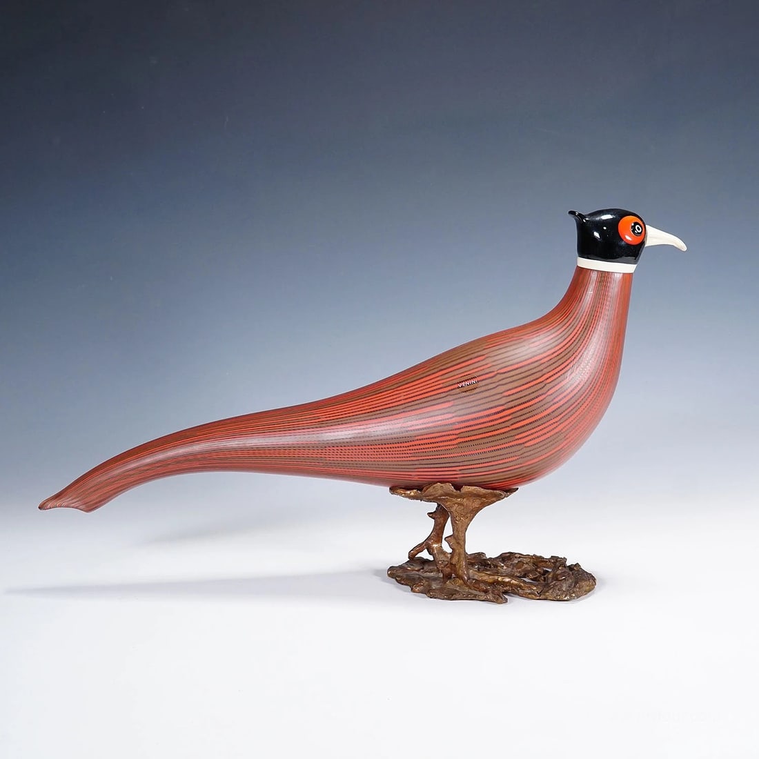 Rare Phesant Sculpture by Toni Zuccheri for Venini (1 of 10)