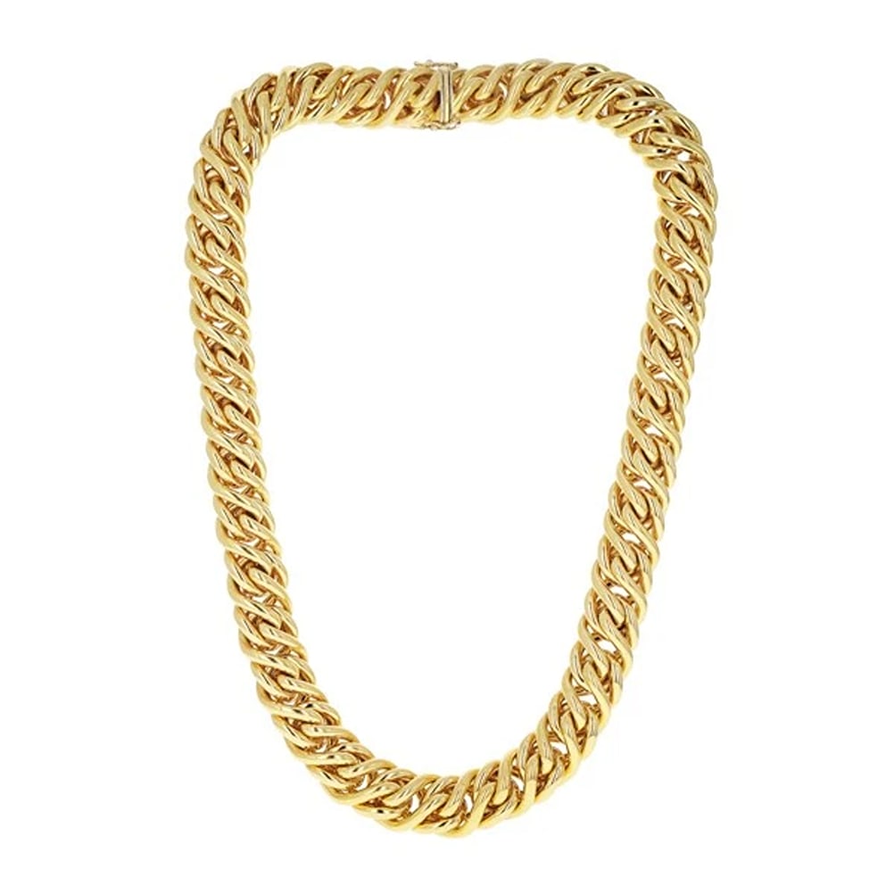 Braided Chain Link Necklace (1 of 3)