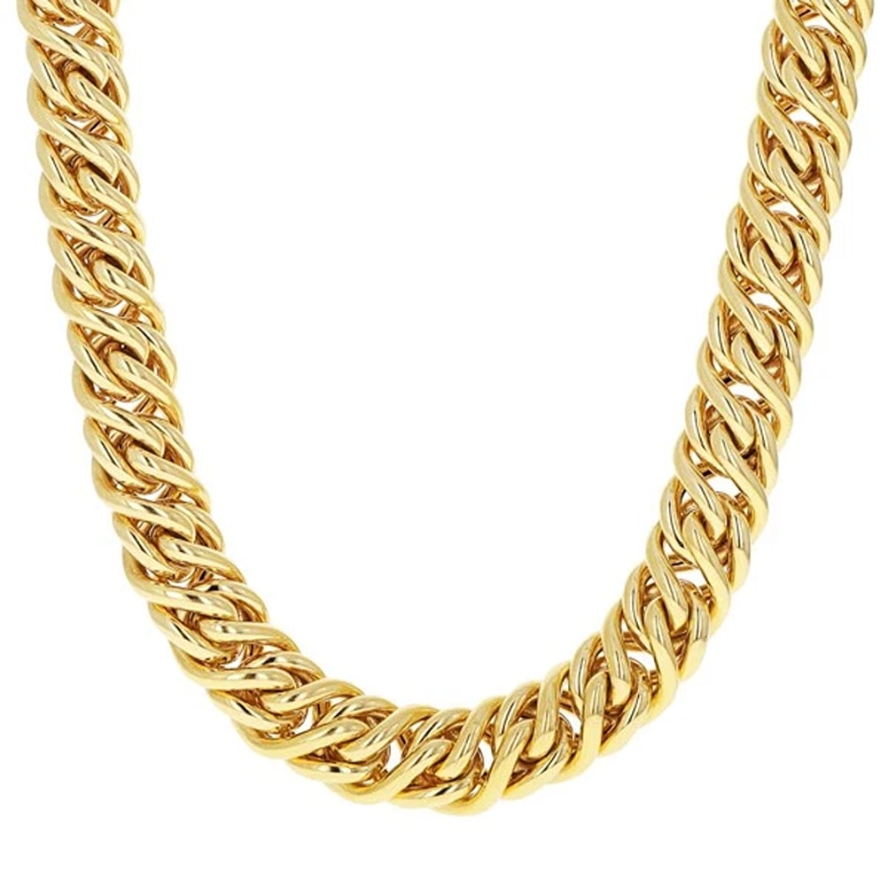 Braided Chain Link Necklace - 3