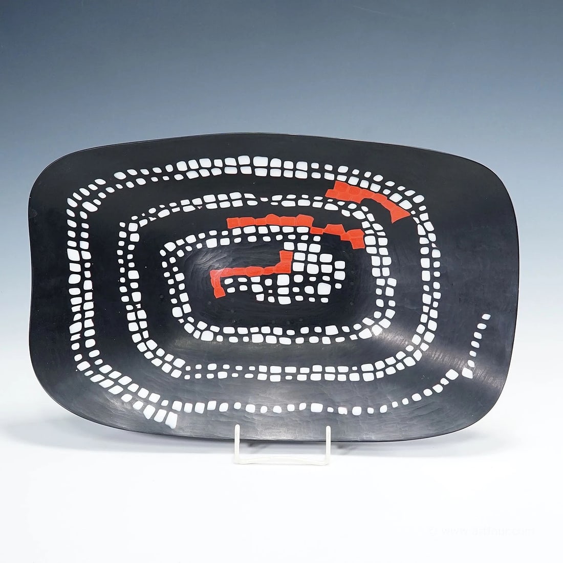 Large Murrine Plate Serpente by Carlo Scarpa for Venini Murano ca. 1940s (1 of 11)
